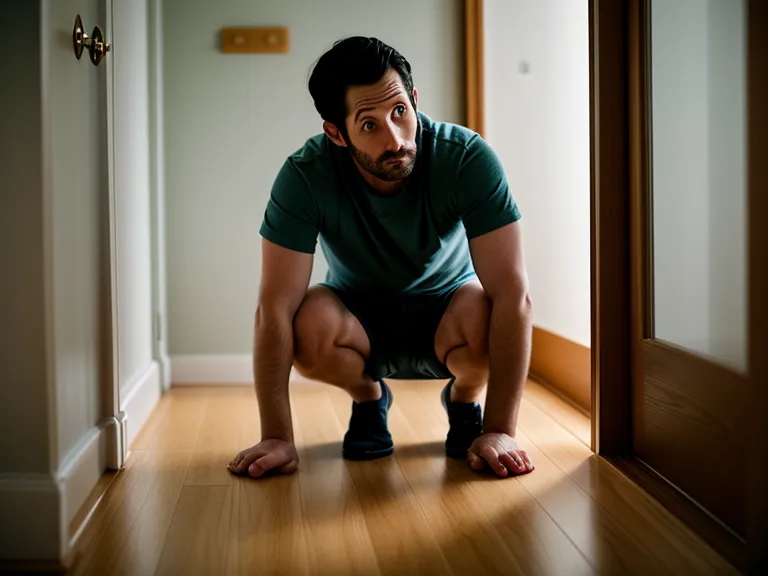 Un papa montrant un petit minuteur visuel de poche à son jeune enfant.