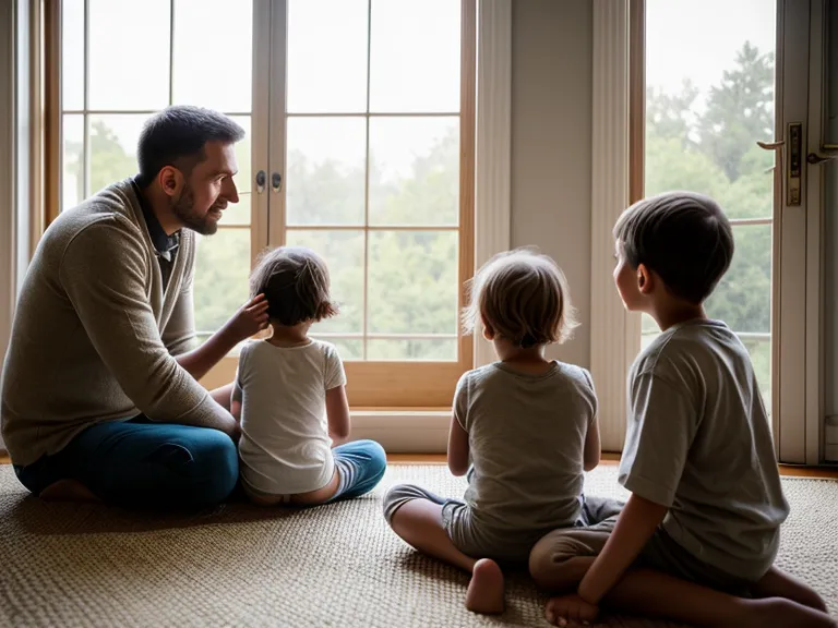 Père et fils assis côte à côte observant calmement un cours de sport depuis les gradins