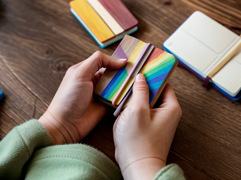 Gros plan sur des mains de parent proposant des jeux simples à un enfant