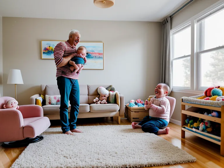 Scène quotidienne avec un père et ses deux enfants, illustrant une parentalité bienveillante au jour le jour