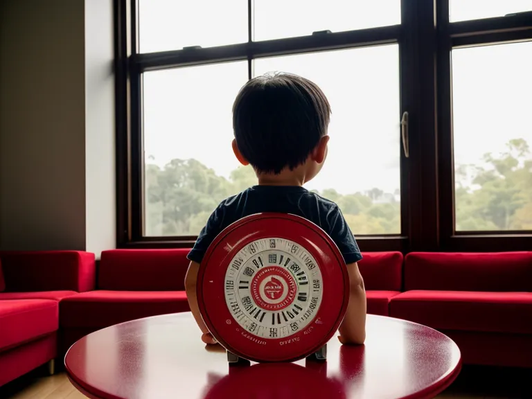 Un minuteur visuel utilisé pour gérer le temps d'écran des enfants.